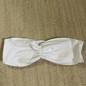 los angeles apparel ruched bandeau
